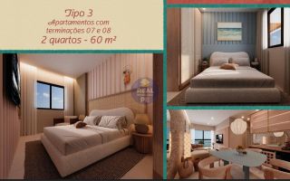 MORE NA BEIRA MAR DE OLINDA - APARTAMENTO COM 2 OU 3 QUARTOS COM SUÍTE