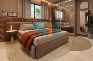 Villa Arcos | Beira Mar no Calçadão de Tamandaré | Studios com 35,49m² | Área de Lazer Completa