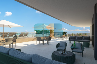 Villa Arcos | Beira Mar no Calçadão de Tamandaré | Studios com 35,49m² | Área de Lazer Completa