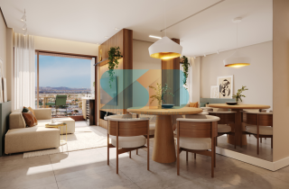 Forte Príncipe | Apto de 3 quartos sendo 1 suite | Varanda Gourmet | 60m² | Lazer completo