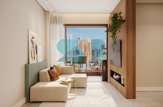 Forte Príncipe | Apto de 3 quartos sendo 1 suite | Varanda Gourmet | 60m² | Lazer completo