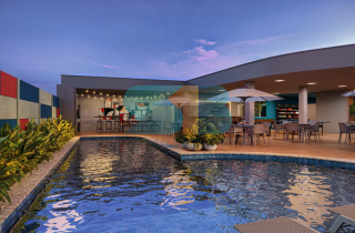 Brisa do Mar | MCMV 2 quartos | em Candeias | 47 a 49m² | Área de lazer completa