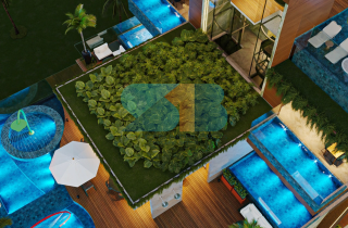 Studio Tipo Beira Mar e Pé na Areia | 20,43m² | Praia de Campas | Área de lazer bo RoofTop |Allure Beach Prime