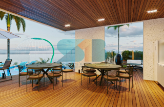 Studio Tipo Beira Mar e Pé na Areia | 20,43m² | Praia de Campas | Área de lazer bo RoofTop |Allure Beach Prime