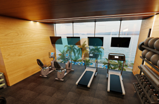 Studio Térreo Beira Mar e Pé na Areia | 20,43m² | Praia de Campas | Área de lazer no RoofTop |Allure Beach Prime