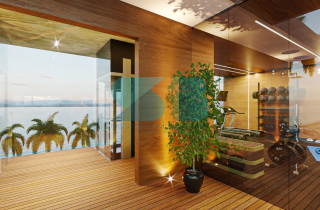 Studio Térreo Beira Mar e Pé na Areia | 20,43m² | Praia de Campas | Área de lazer no RoofTop |Allure Beach Prime