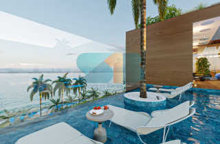Studio Térreo Beira Mar e Pé na Areia | 20,43m² | Praia de Campas | Área de lazer no RoofTop |Allure Beach Prime