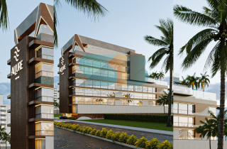 Studio Térreo Beira Mar e Pé na Areia | 27,12m² | Praia de Campas | Área de lazer no RoofTop |Allure Beach Prime