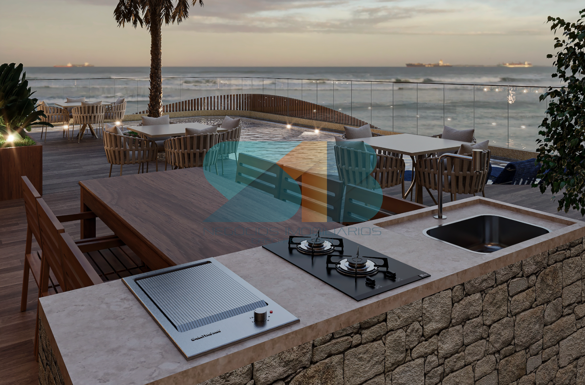 Wave Beach Prime | Studios Tipo com 36,54m² | 100 metros da Praia de Campas | Área de Lazer Completa