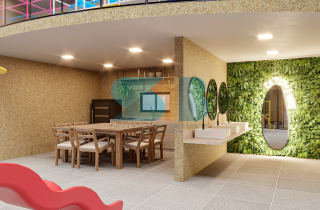 Apto 2 quartos | Wave Beach Prime | 51m² | 100 metros da Praia de Campas  | Área de Lazer completa