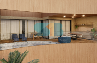 Apto Prime 2 quartos sendo 1 suite | Wave Beach Prime | 76,35m² | Praia de Campas | Área de Lazer completa
