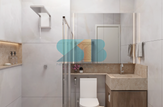 Apto Prime 2 quartos sendo 1 suite | Wave Beach Prime | 76,35m² | Praia de Campas | Área de Lazer completa