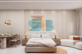 Apto Prime 2 quartos sendo 1 suite | Wave Beach Prime | 76,35m² | Praia de Campas | Área de Lazer completa
