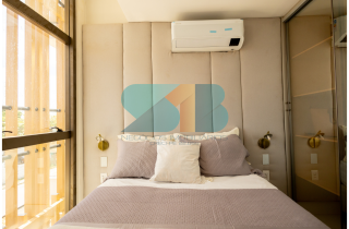 Apto 2 quartos | Pronto para Rentabilizar | 42,96m² | CAMPAS BEACH PRIME |a 100 metros da Prais de Campas | Área de Lazer completa