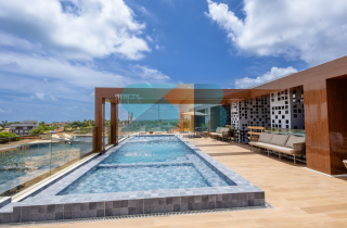 Apto 2 quartos | Pronto para Rentabilizar | 42,96m² | CAMPAS BEACH PRIME |a 100 metros da Prais de Campas | Área de Lazer completa