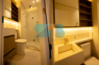 Apto 2 quartos | Pronto para Rentabilizar | 42,96m² | CAMPAS BEACH PRIME |a 100 metros da Prais de Campas | Área de Lazer completa