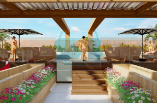 Apto 2 quartos | Pronto para Rentabilizar | 42,96m² | CAMPAS BEACH PRIME |a 100 metros da Prais de Campas | Área de Lazer completa