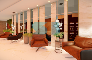 Apto 2 quartos | Pronto para Rentabilizar | 42,96m² | CAMPAS BEACH PRIME |a 100 metros da Prais de Campas | Área de Lazer completa