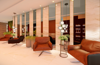 Apto 2 quartos | Pronto para Rentabilizar | 47,15m² | CAMPAS BEACH PRIME |a 100 metros da Prais de Campas | Área de Lazer completa 