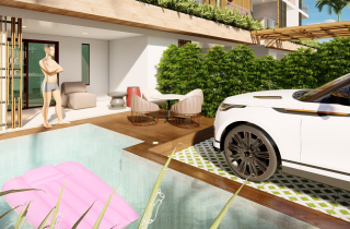 Apto 2 quartos | Pronto para Rentabilizar | 47,15m² | CAMPAS BEACH PRIME |a 100 metros da Prais de Campas | Área de Lazer completa 