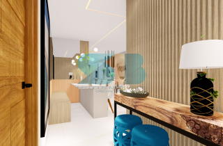 Apto PRIME 3 quartos  sendo 2 suites | Pronto para Rentabilizar | 113,52m² | CAMPAS BEACH PRIME |a 100 metros da Prais de Campas | Área de Lazer completa