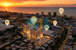 VALE DOS GUARARAPES  | Apto Tipo | 47,67m²  | 2 Quartos sendo 1 Suíte  | Varanda Gourmet