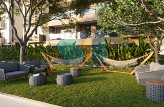 VALE DOS GUARARAPES  | Apto Tipo | 47,67m²  | 2 Quartos sendo 1 Suíte  | Varanda Gourmet