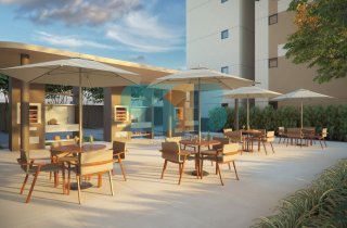 VALE DOS GUARARAPES  | Apto Tipo | 47,67m²  | 2 Quartos sendo 1 Suíte  | Varanda Gourmet