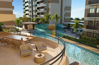 VALE DOS GUARARAPES  | Apto Tipo | 47,67m²  | 2 Quartos sendo 1 Suíte  | Varanda Gourmet