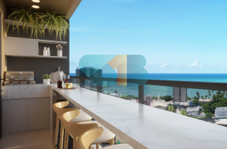 VALE DOS GUARARAPES  | Apto Tipo | 47,67m²  | 2 Quartos sendo 1 Suíte  | Varanda Gourmet