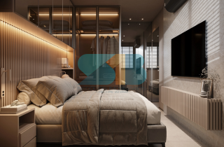 VALE DOS GUARARAPES  | Apto Tipo | 47,67m²  | 2 Quartos sendo 1 Suíte  | Varanda Gourmet