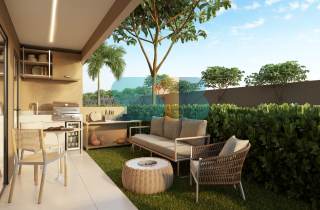VALE DOS GUARARAPES  | Apto Tipo | 47,67m²  | 2 Quartos sendo 1 Suíte  | Varanda Gourmet