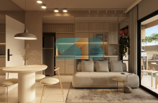 VALE DOS GUARARAPES  | Apto Tipo | 47,67m²  | 2 Quartos sendo 1 Suíte  | Varanda Gourmet