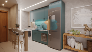 Apartamento Para Vender com 2 quartos 1 suítes no Várzea Prime Residence.