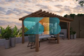 Excelente apartamento em Boa viagem com 2 quartos e um lazer incrível