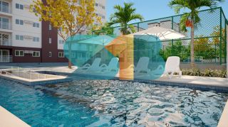 More bem no mais novo condomínio clube reserva do capibaribe, 2 quartos com suíte e varanda, elevador em todas as torres.