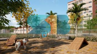 More bem no mais novo condomínio clube reserva do capibaribe, 2 quartos com suíte e varanda, elevador em todas as torres.