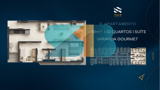 Excelente Empreendimento  na Beira-Mar de Candeias com 01Quarto 27m², 02Quartos 40m², 02 Quartos 59m²