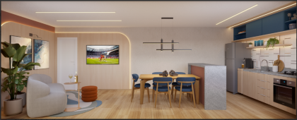 Wave Boa Viagem apartamento com dois quartos com lazer completo.