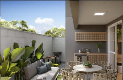 Wave Boa Viagem apartamento com dois quartos com lazer completo.