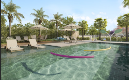 Wave Boa Viagem apartamento com dois quartos com lazer completo.