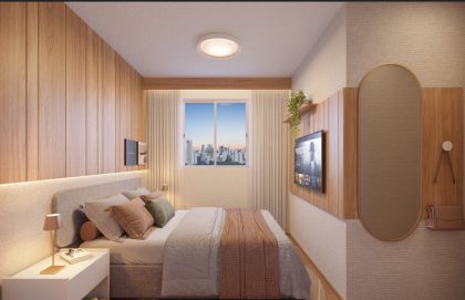 Wave Boa Viagem apartamento com dois quartos com lazer completo.