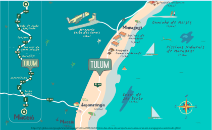 Max Tulum Maragogi Flets, 1, 2 e 3 Quartos empreendimento pé na Areia.