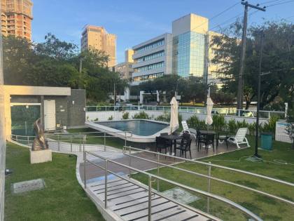 Alugo - Flat Costa do Rio Boa Viagem, Mobiliado, Quarto Separado, com Todas as Taxas Inclusas, Completo de Área de Lazer