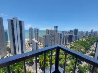 COM LINDA VISTA E FINAMENTE AMBIENTADO EM BOA VIAGEM