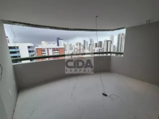 AMPLO 4 QTS COM 3 VAGAS, LAZER EM ANDAR ALTO EM BOA VIAGEM