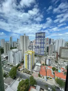 AMPLO 4 QTS COM 3 VAGAS, LAZER EM ANDAR ALTO EM BOA VIAGEM