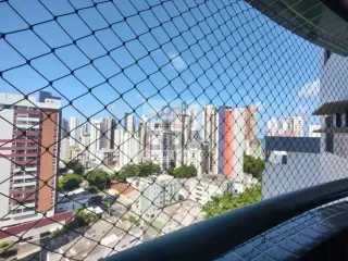 AMPLO 4 QTS COM 3 VAGAS, LAZER EM ANDAR ALTO EM BOA VIAGEM