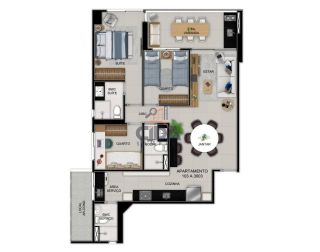 Imóvel para venda possui 108 metros quadrados com 3 quartos em Boa Viagem - Recife - PE..