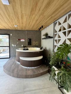 Apartamento Quarto e Sala com Varanda MOBILIADO